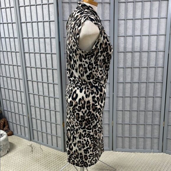 Femme Chic Leopard Print Dress, Size Medium - Picture 2 of 4